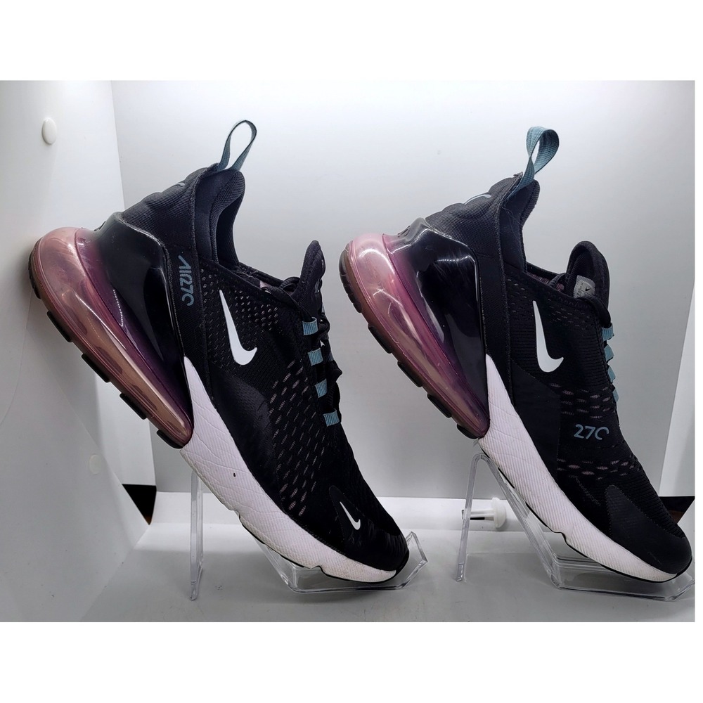 Nike Air Max 270 Sneakers Womens SZ 11 Black Pink Blue DH1080-001 Shoes - Picture 2 of 10